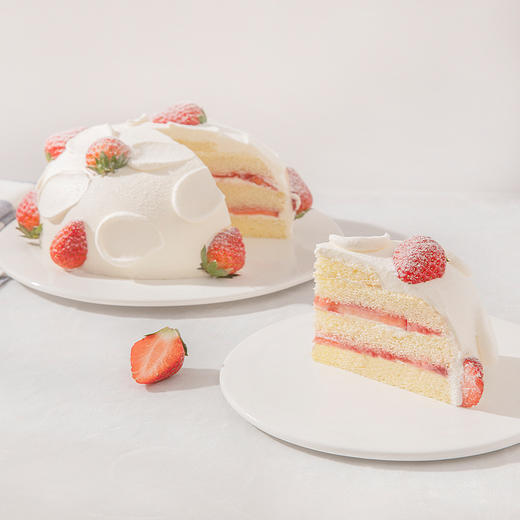 【草莓炸弹-网红爆款】1磅 鲜嫩多汁草莓搭配动物奶油绵密沁甜（赣州） 商品图1