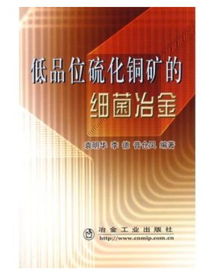 低品位硫化铜矿的细菌冶金/袁明华 李德 普仓凤 商品图0