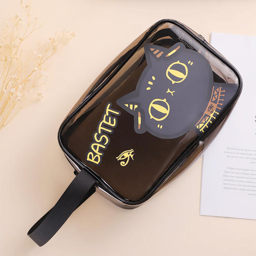 大英博物馆安德森猫和她的朋友们巴斯特透明洗漱包化妆品收纳包 商品图2