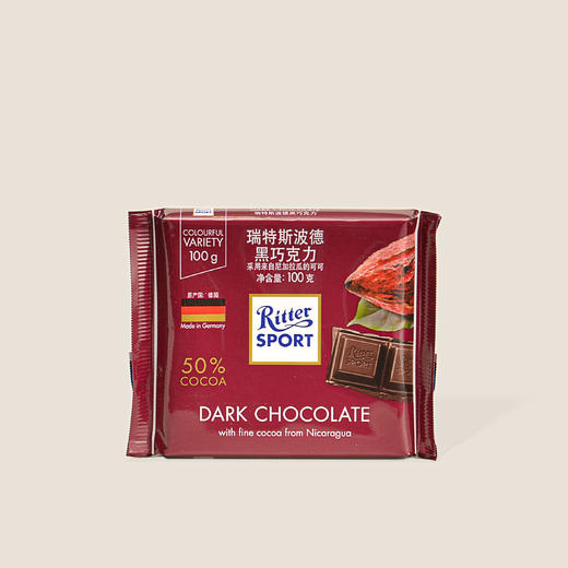 瑞特斯波德黑巧克力 100g 商品图0