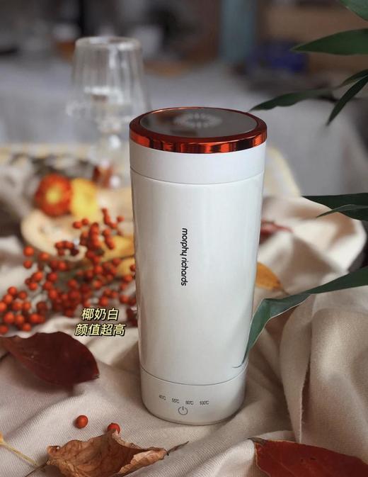 摩飞烧水杯电热水杯小型便携式旅行加热杯办公室水杯桌面保温杯MR6060觅食 商品图3