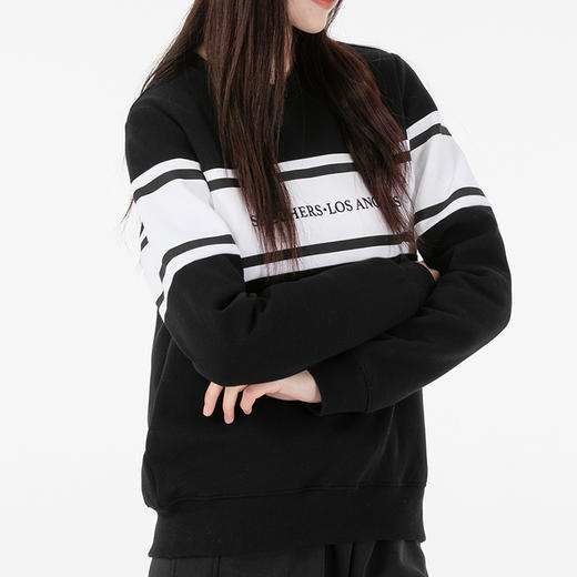 斯凯奇卫衣女2022新款拼接撞色套头衫运动服外套P122W002 商品图1