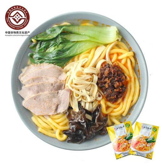 【满族特产，非遗传承】戴家米叉子叉条/满族大凉面/黄金面，选用东北非转基因玉米发酵工艺制作，富含大量乳酸菌，口感爽滑劲道，不添加，纯天然绿色食品，全国包邮 商品图2