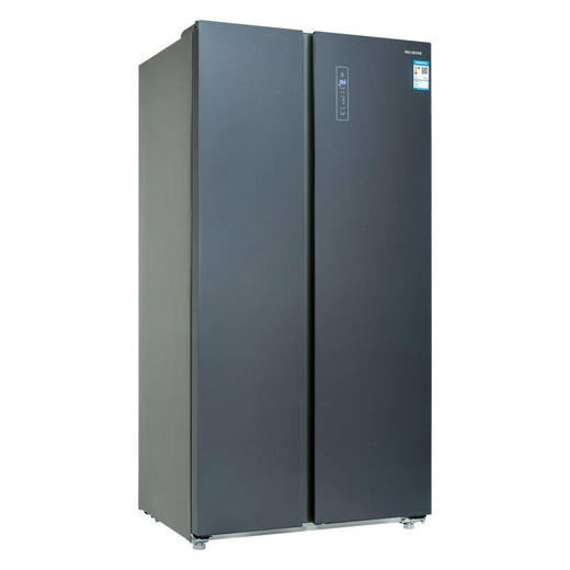 美菱626L风冷无霜0.1度精准温控双变频家用节能对开门双开门冰箱一级能效大容量钢化玻璃面板 BCD-626WPB星云墨 商品图3