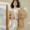 米思阳拼接通勤西装2021秋季新款个性简约小西服外套1869 商品缩略图1