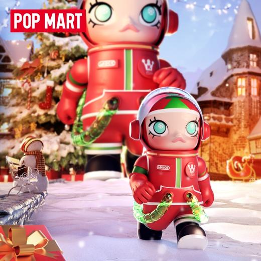 POPMART MEGA珍藏系列 1000% SPACE MOLLY 圣诞 商品图1