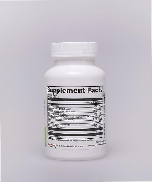 【活性复合B族】复合B族90粒三个月剂量  B Energized (专利活性叶酸+甲基B12) 复合B族 Purecise倍赛思 商品图7