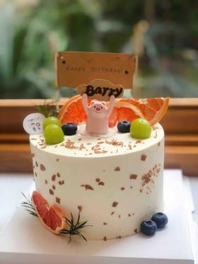 猪猪奶油蛋糕 下单前请仔细阅读商品详情