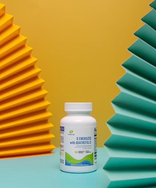 【活性复合B族】复合B族90粒三个月剂量  B Energized (专利活性叶酸+甲基B12) 复合B族 Purecise倍赛思 商品图4