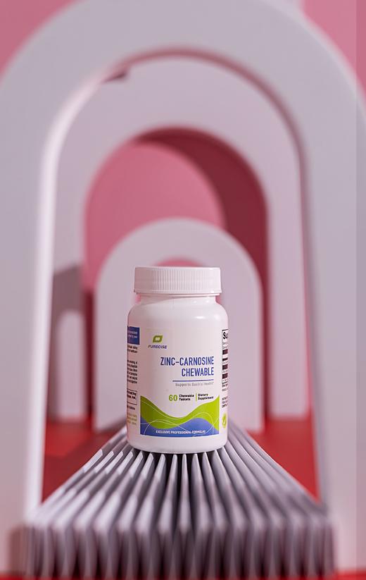 【香港仓发货-复合锌肌肽胶囊】新包装 Zinc-Carnosine 84mg 锌肌肽胶囊 60粒  维持胃液平衡 Purecise倍赛思 商品图4