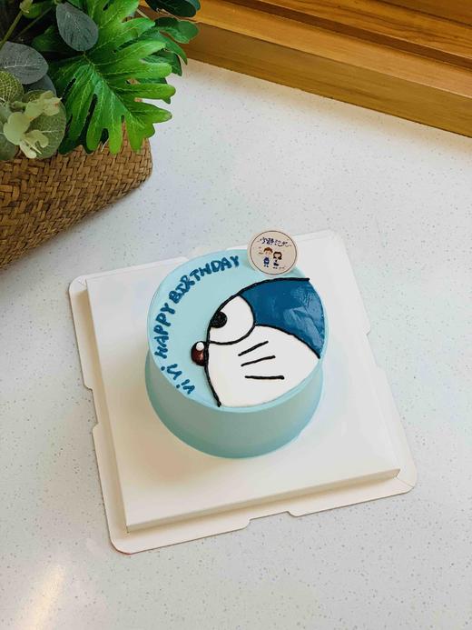 四寸手绘哆啦A梦奶油蛋糕 下单前请仔细阅读商品详情 商品图0