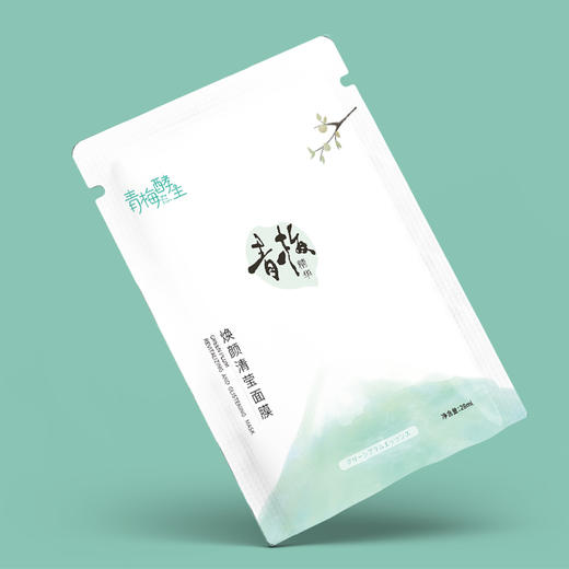 青梅酵主青梅精华焕颜清莹面膜舒缓抗敏透亮修护抗皱贴片式面膜 商品图2