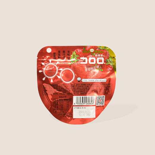 悠哈-哈酷露露草莓味软糖 52g 商品图1