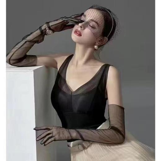 【法式蕾丝霓裳羽衣新科技】免穿内衣纵向舒适精致蕾丝彰显女性魅力量子暖宫给你贴心呵护妖精COCO霓裳衣背心蕾丝边可拆卸胸垫一体式无痕塑形内穿保暖内衣 商品图3