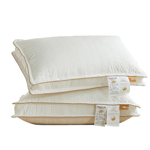 自然醒大豆蛋白纤维枕48*74cm全棉抗菌枕芯保护颈椎辅助睡眠枕头SXM 商品图3