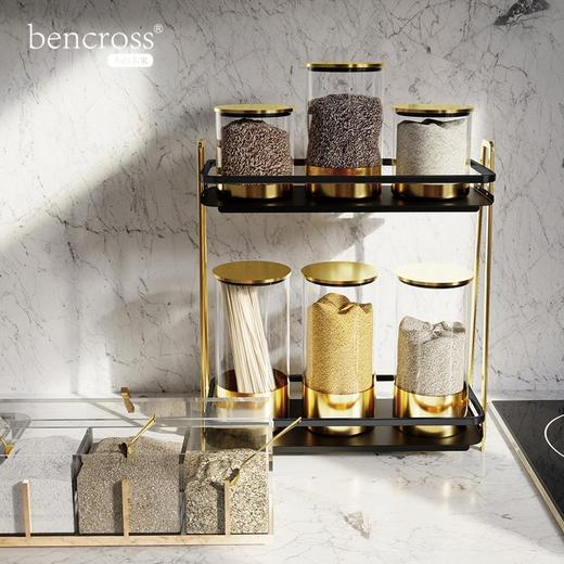 bencross 本来系列-黑金双层调料罐架 商品图1