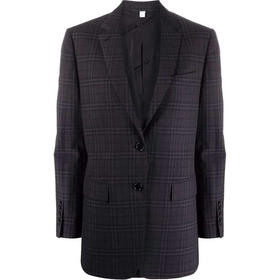 BURBERRY 博柏利 深炭灰格子 女士西服 格子 8041722 A9694