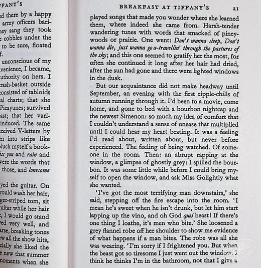 【中商原版】蒂凡尼的早餐 英文原版Truman Capote Breakfast At Tiffany's 商品图7