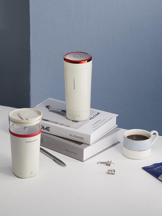 摩飞烧水杯电热水杯小型便携式旅行加热杯办公室水杯桌面保温杯MR6060觅食 商品图4