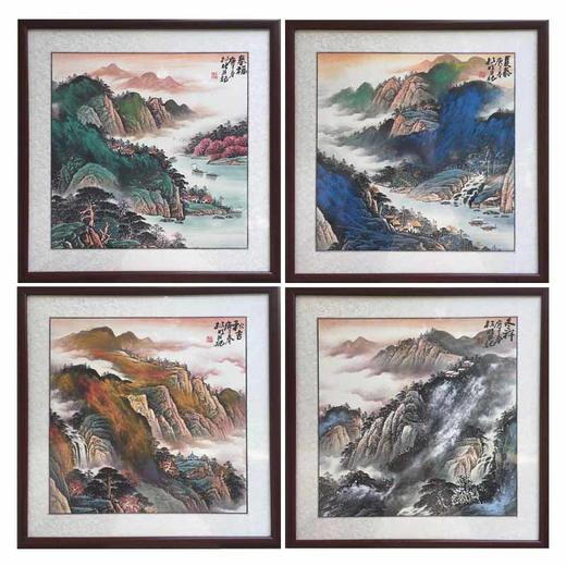 杨明山水四吉图 商品图0