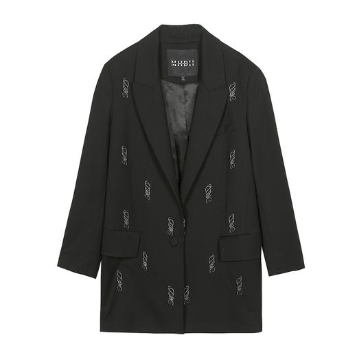 MIIDII谜底2022春新款高端系列简约帅气西服风衣外套女221GE0123 商品图4