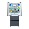 美菱（MeiLing）331升变频法式多门长效净味嵌入式冰箱 BCD-331WQ3F【磨砂玻璃】星空灰 商品缩略图3