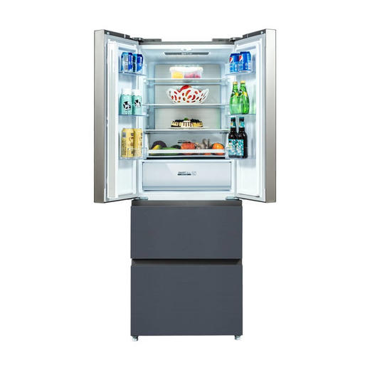 美菱（MeiLing）331升变频法式多门长效净味嵌入式冰箱 BCD-331WQ3F【磨砂玻璃】星空灰 商品图3