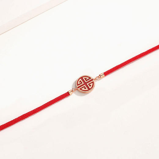 中国风新款S925银针红色喜福禄字耳钉短款国潮耳环新年喜庆耳饰 商品图9