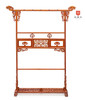 红桥红  家具严选  缅甸花梨（大果紫檀）【清式 螭龙衣帽架】 商品缩略图5
