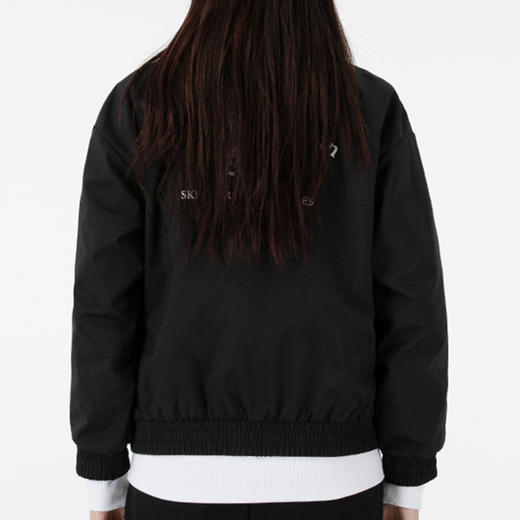 斯凯奇梭织外套女2022新年款立领防风夹克休闲运动服P122W001 商品图2