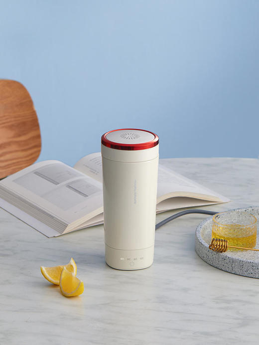 摩飞烧水杯电热水杯小型便携式旅行加热杯办公室水杯桌面保温杯MR6060觅食 商品图11