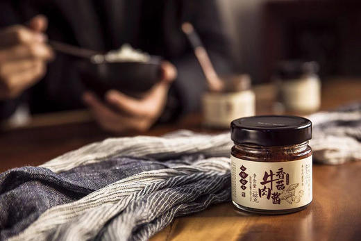 【新组合：原味+辣味】所有人都喜欢的内蒙大块牛肉酱138g*4瓶下饭神器每瓶60g以上鲜牛肉原味/辣味觅食 商品图14