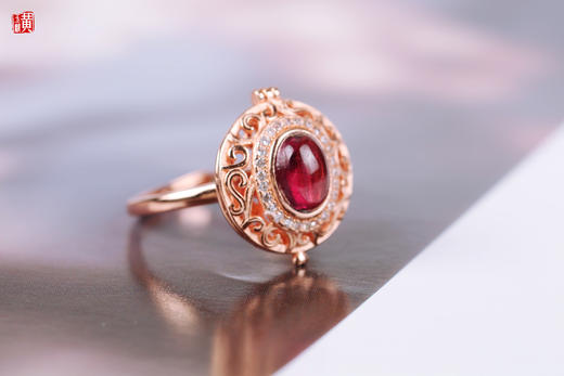 [ 凝香 ]  紫牙乌石榴石戒指 商品图2