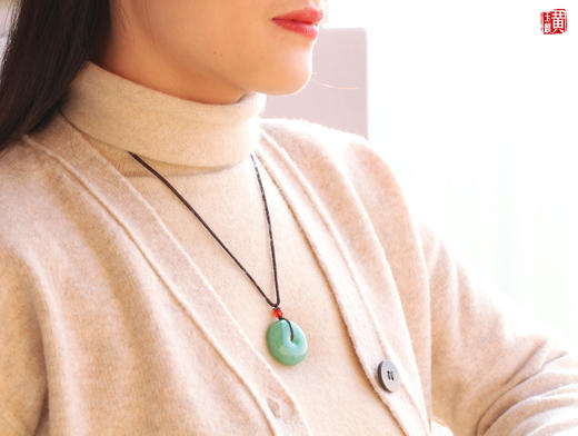 [ 妙安 ]  东陵玉平安扣 商品图5