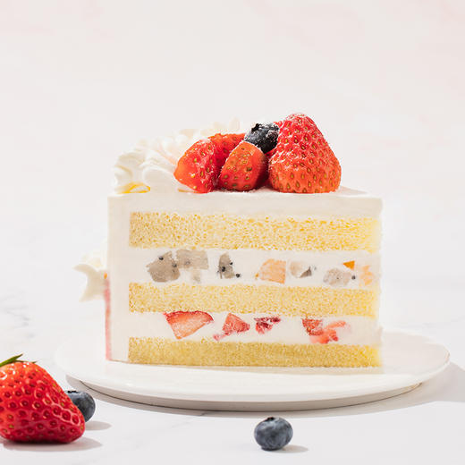 【莓莓圆舞曲】2磅  雏菊草莓装点花样年华，缤纷鲜果夹心共演圆舞曲（赣州幸福西饼蛋糕） 商品图4