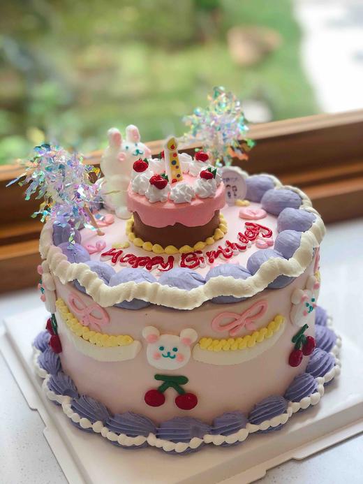 复古兔子奶油蛋糕 下单前请仔细阅读商品详情 商品图2