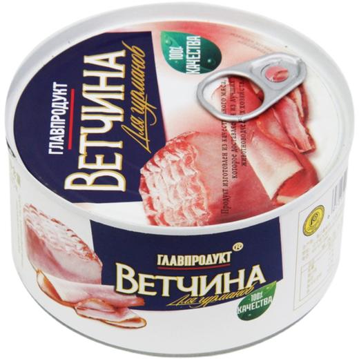 【中欧班列精选】俄罗斯风味火腿午餐肉罐头纯肉部队即食老式速食325G/盒 商品图3