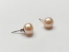 银925淡水珍珠耳钉 8-9mm彩 一根针105002 商品缩略图0