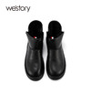 westory冬季保暖加厚加绒雪地靴短筒女靴新款时尚厚底休闲圆头靴S21DS46311 商品缩略图2