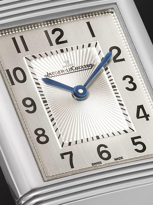 JAEGER-LECOULTRE 积家 翻转系列单面翻转中号薄型手动上链不锈钢鳄鱼皮腕表 Q2548440 商品图6
