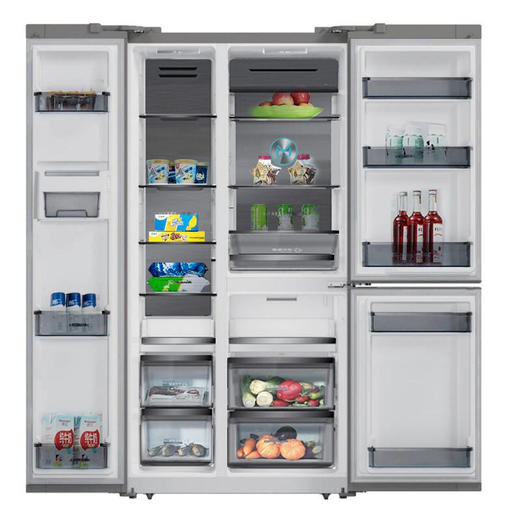 美菱（MeiLing）580升M鲜生 T型对开门冰箱 BCD-580WQ3D【云母岩岩板】 商品图4