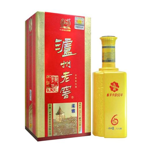 （千）泸州老窖六年头曲柔雅52度浓香型白酒500ml 商品图0