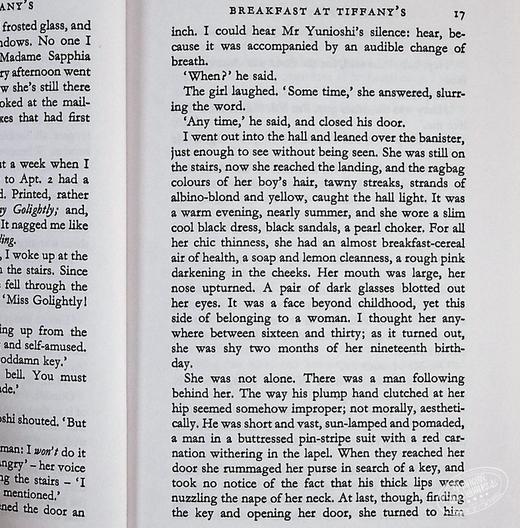 【中商原版】蒂凡尼的早餐 英文原版Truman Capote Breakfast At Tiffany's 商品图6