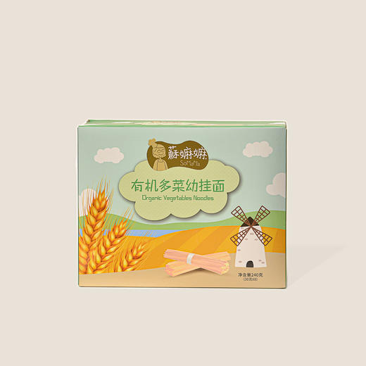 苏嫲嫲有机多菜幼挂面 240g 商品图0