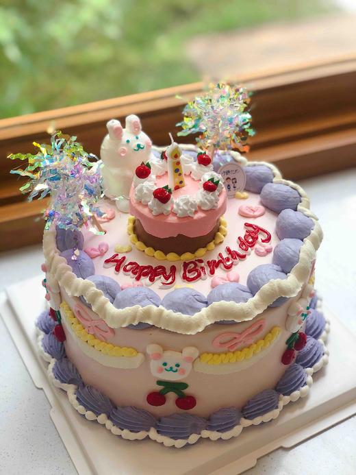 复古兔子奶油蛋糕 下单前请仔细阅读商品详情 商品图1