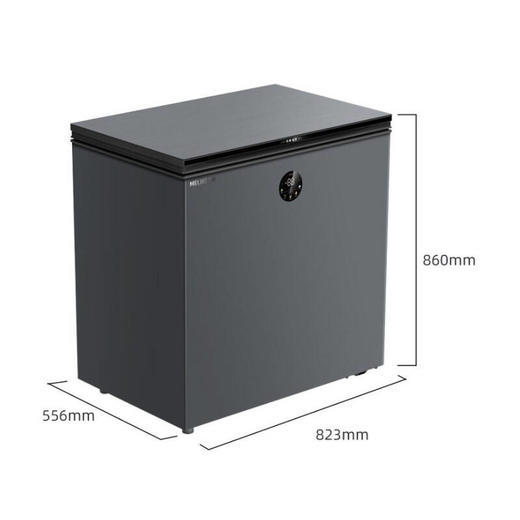 美菱（MeiLing）DTEB电脑控温单温冷柜钢化玻璃面板冰柜冷藏冷冻转换柜 BC/BD-202DTEB 商品图1