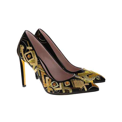 sheme 新中式高山族系列《自然灵韵》全球限量珍藏版高级定制高跟鞋 商品图5