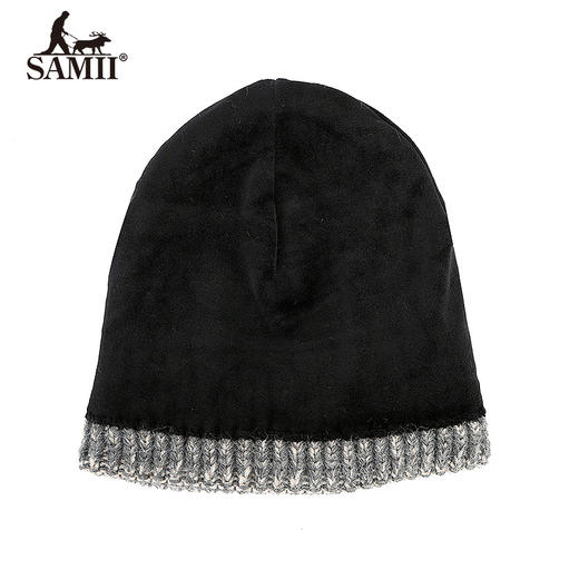 SAMII萨米帽子男女冬天保暖针织帽情侣款加厚毛线套头滑雪帽 商品图5