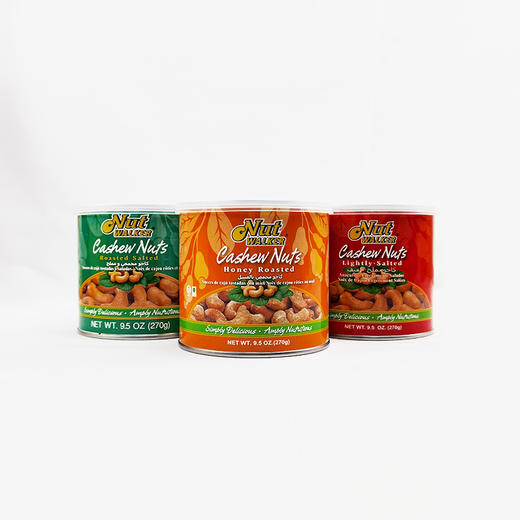 泰国喜乐果牌腰果系列270g 蜂蜜/盐焗少盐/盐焗 年货精品 055853/052367/052368 商品图1