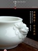 德化白瓷《三尾蛟龙线香炉》办公桌上的发财小炉  掌心炉 商品缩略图5